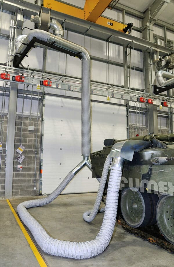 Exhaust Extraction Hoods for Military Vehicles