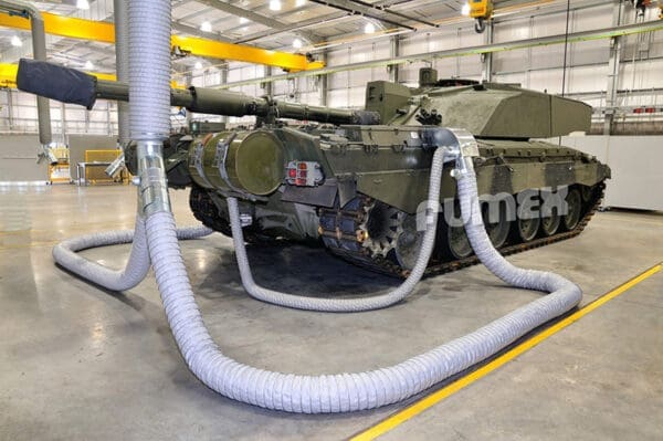 Exhaust Extraction Hoods for Military Vehicles