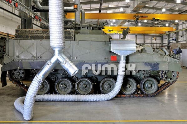 Exhaust Extraction Hoods for Military Vehicles