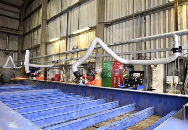 Fixed Point Weld Fume Extraction System