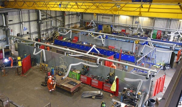 Fixed Point Weld Fume Extraction System