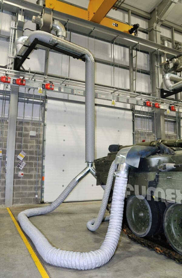High Temperature (up to 1100°C) Extraction Hose