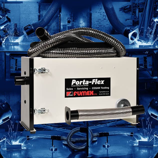 フルクサス FLUXUS performance pocketbook 2003 Porta-Flex 400 Twin Motor – Portable Weld Fume Filtration Unit