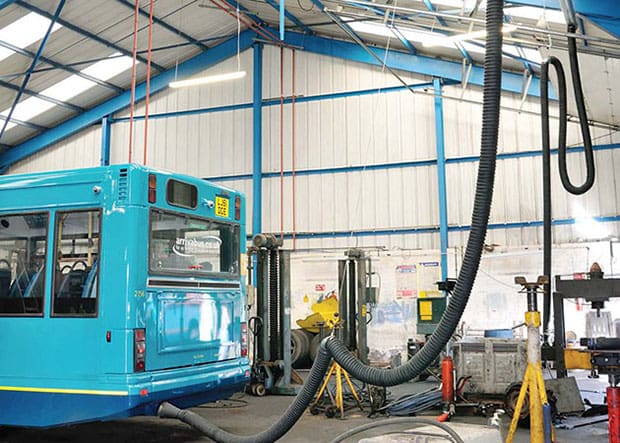 Bus & Coach Exhaust Extraction System