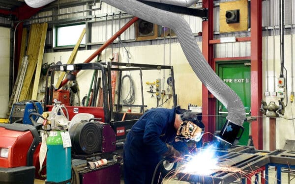 military welding fume extraction
